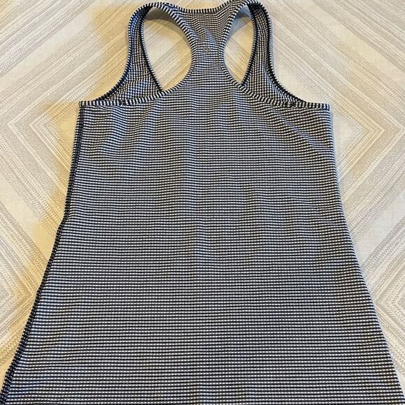 Lululemon Black and White Check Women's Racerback Tank Top - Picture 5 of 7